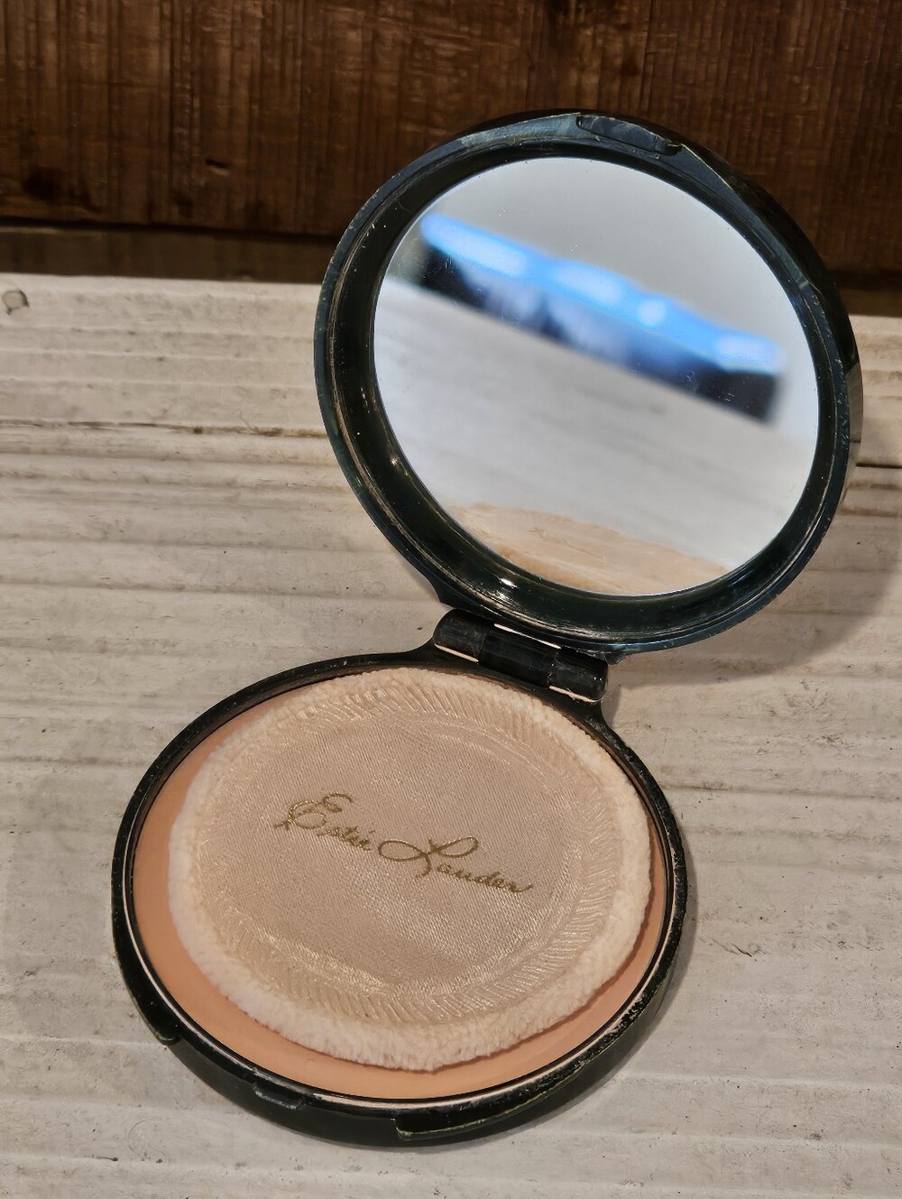 Vintage 1950's/60's Estée Lauder Youth Dew "Honey Glow" Compact Powder W/ Puff